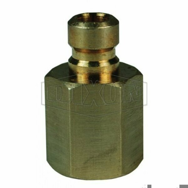 Dixon DQC CM Industrial Mold Interchange Plug, 3/4-14 Nominal, Female NPTF, Brass CM4F6-B